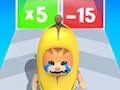 Leikur Epic Banana Run: Merge Master á netinu
