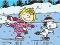 Leikur Jigsaw þraut: Snoopy skauta á netinu
