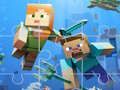 Leikur Minecraft púsluspil  á netinu