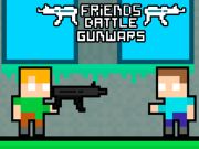 Leikur Vinir berjast við Gunwars  á netinu