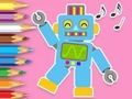 Leikur Litabók: Robot Dancing  á netinu