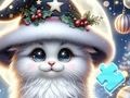 Leikur Jigsaw þraut: Magic Cat á netinu