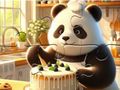 Leikur Jigsaw þraut: Panda Baker á netinu