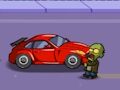 Leikur Bílstjóri Zombie Escape 2D  á netinu