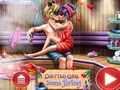 Leikur Dotted Girl Sauna Daðra  á netinu