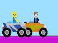 Leikur Obby vs Noob bílstjóri  á netinu