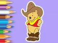 Leikur Litabók: Cowboy Winnie  á netinu