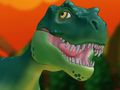 Leikur Dino Run: Hraun  á netinu