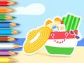 Leikur Litabók: Summer Beach Gear  á netinu