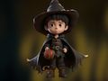 Leikur Skelfilegur Witch Boy Escape  á netinu