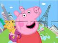 Leikur Jigsaw þraut: Peppa ferðast um á netinu