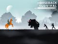 Leikur Lifun zombie á hestbaki flýja á netinu