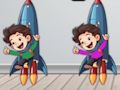 Leikur Finndu Valen's Rocket  á netinu