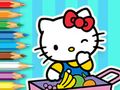 Leikur Litabók: Hello Kitty Market  á netinu