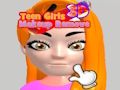 Leikur Teen Girls Makeup Fjarlægðu 3D  á netinu