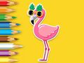 Leikur Litabók: Flamingó  á netinu