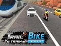 Leikur Trail Bike vs Train Race á netinu