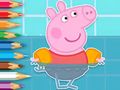Leikur Litabók: Peppa sund  á netinu