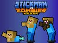 Leikur Stickman vs Zombies Worldcraft á netinu
