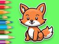 Leikur Litabók: Baby Fox  á netinu