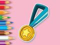 Leikur Litabók: Medalía  á netinu