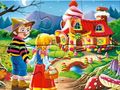 Leikur Jigsaw þraut: piparkökuhús á netinu