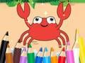 Leikur Litabók: Happy Crab  á netinu