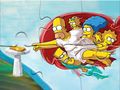 Leikur Jigsaw þraut: sköpun Simpsons á netinu