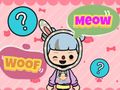 Leikur Kids Quiz: Talaðu við dýr  á netinu