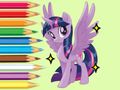 Leikur Litabók: Twilight Sparkle  á netinu