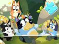 Leikur Jigsaw þraut: Bluey Pool Spa á netinu