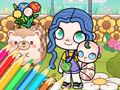 Leikur Litabók: Avatar World Babycare  á netinu