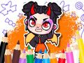 Leikur Litabók: Avatar World Cute Devil  á netinu