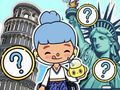 Leikur Kids Quiz: Heimsferðir  á netinu