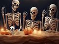 Leikur Halloween Beinagrind Colony Escape  á netinu