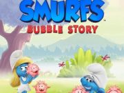 Leikur Strumparnir Bubble Shooter Saga  á netinu