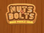 Leikur Hnetur og boltar Wood Puzzle Game  á netinu