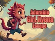 Leikur Yndisleg stúlka Hyena Escape  á netinu