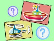 Leikur Kids Quiz: Þekki ökutækið á netinu