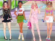 Leikur Háskólastúlkur Team Fashion Makeover á netinu