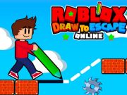 Leikur Roblox Draw to Escape á netinu  á netinu