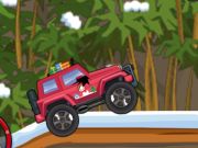 Leikur Hill Climb Racing: Jólabíll umbreytingu á netinu