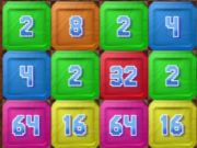 Leikur 2048: Viðarblokk á netinu