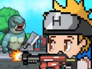 Leikur Mecha Shoot Pixel RPG á netinu