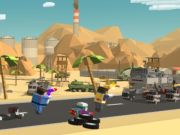 Leikur Zombie Derby Pixel Survival á netinu