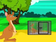 Leikur Red Kangaroo Baby Rescue frá Cage  á netinu