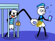 Leikur Stickman Troll Thief þraut  á netinu