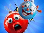 Leikur Sameina Balls áramótaleikföng í 3D!  á netinu