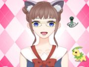 Leikur Sætur Anime Girl Dress Up  á netinu