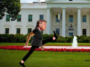Leikur Trump Wobble Walk Challenge á netinu